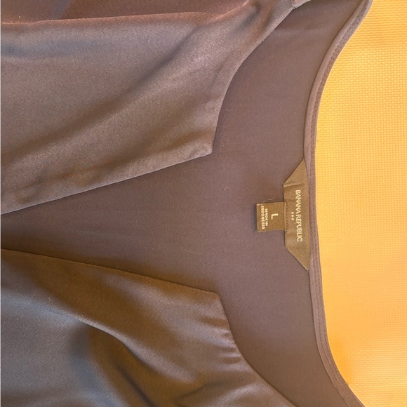 Banana Republic Deep Blue Sleeveless Blouse - Picture 3 of 4